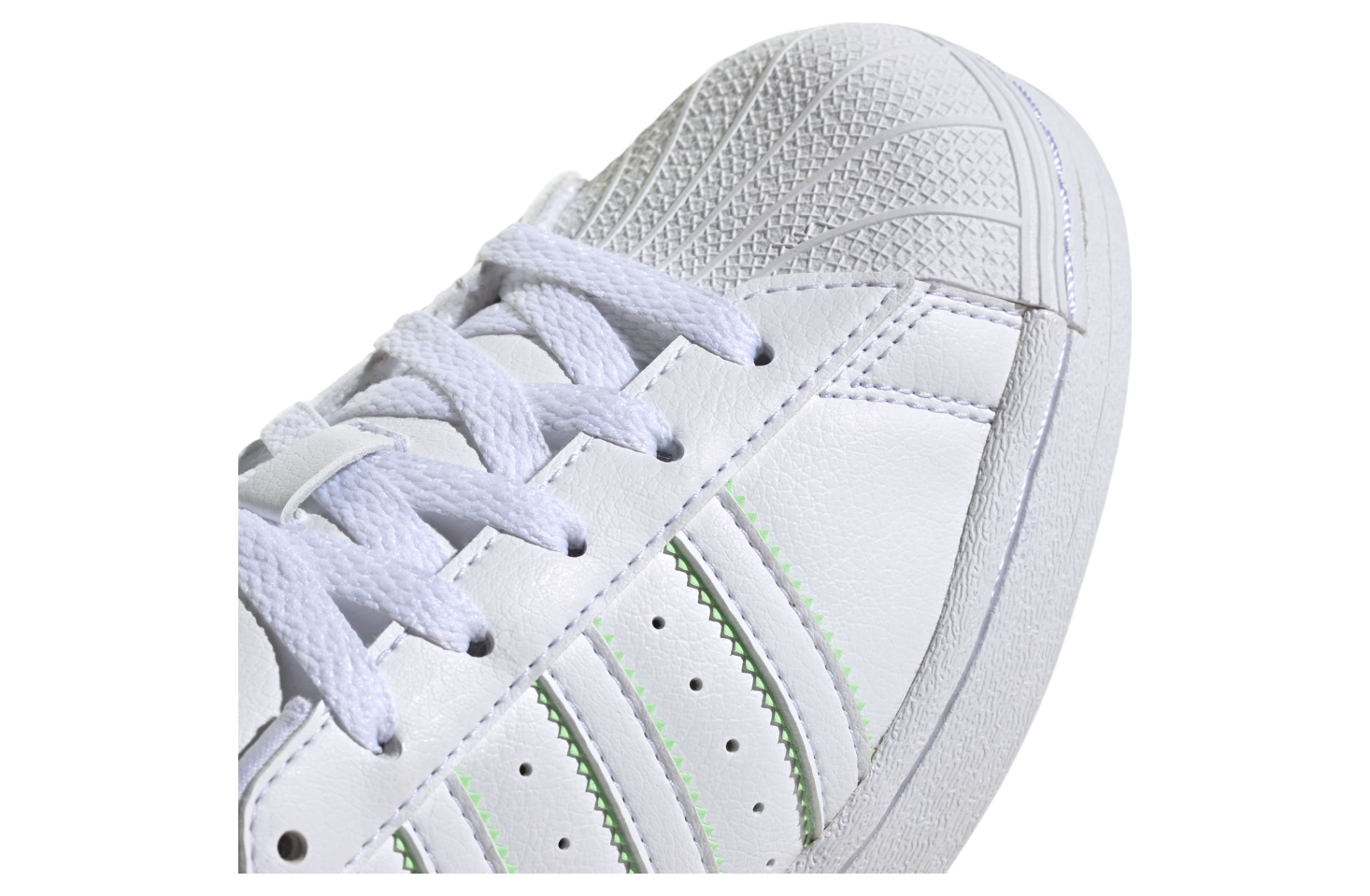 Adidas Superstar GS Cloud White / Semi Green Spark