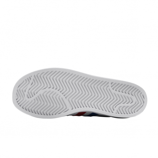adidas Superstar GS Footwear White Blue Red - Feb 2020 - FV3689
