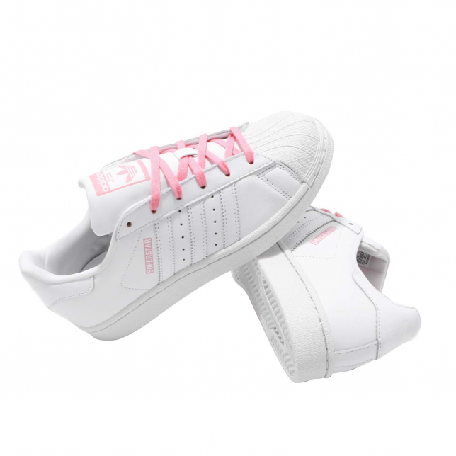 adidas Superstar GS Footwear White Light Pink - May 2019 - CG6617