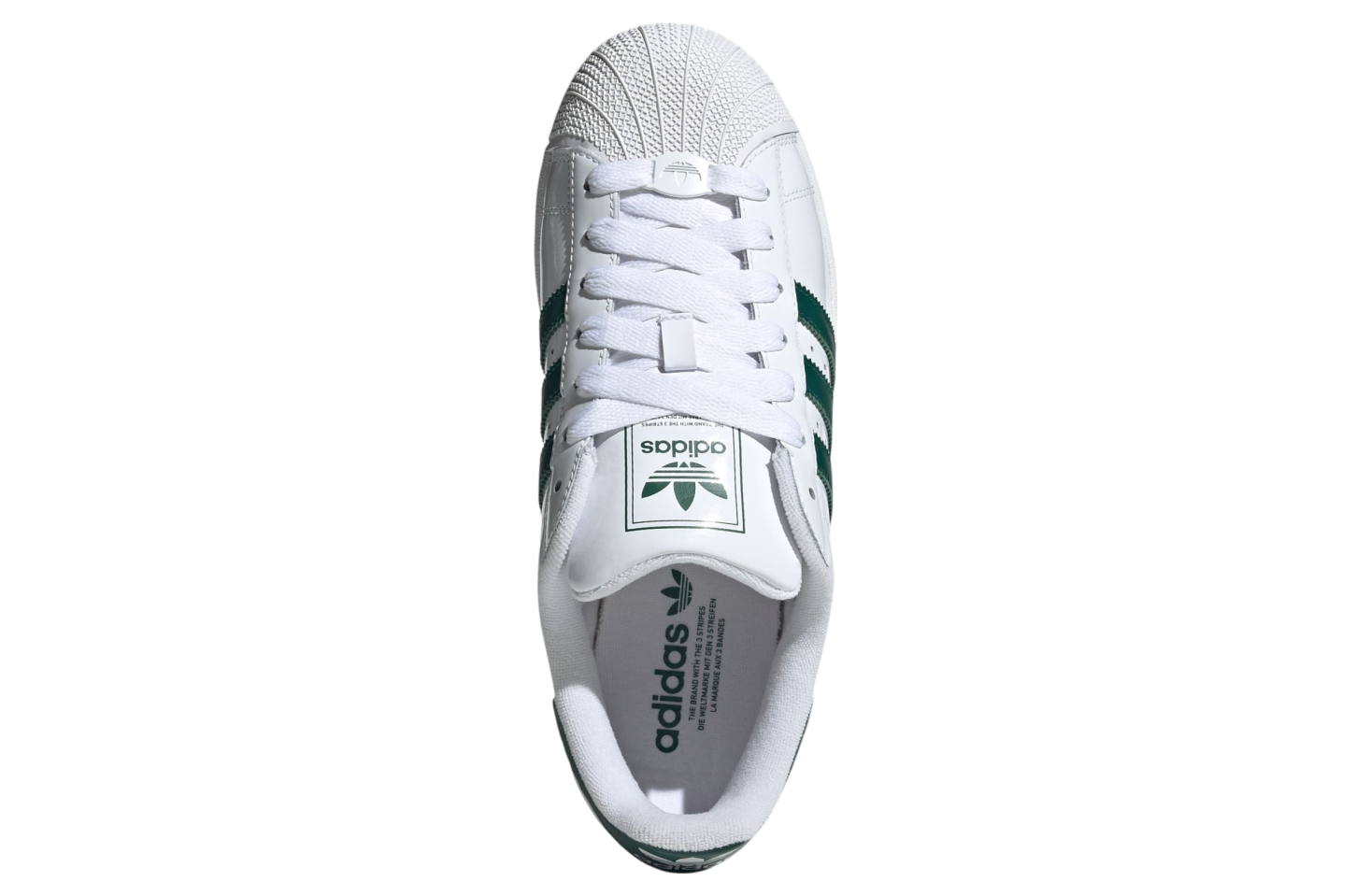 Adidas Superstar Ii Cloud White / Collegiate Green / White