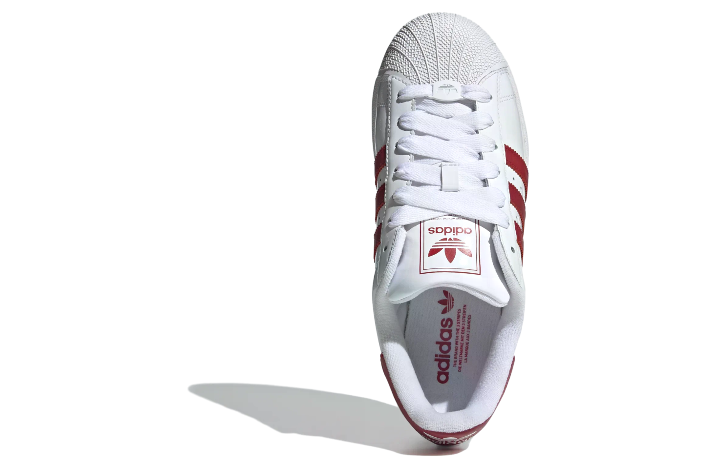 Adidas Superstar II Cloud White / Team Victory Red