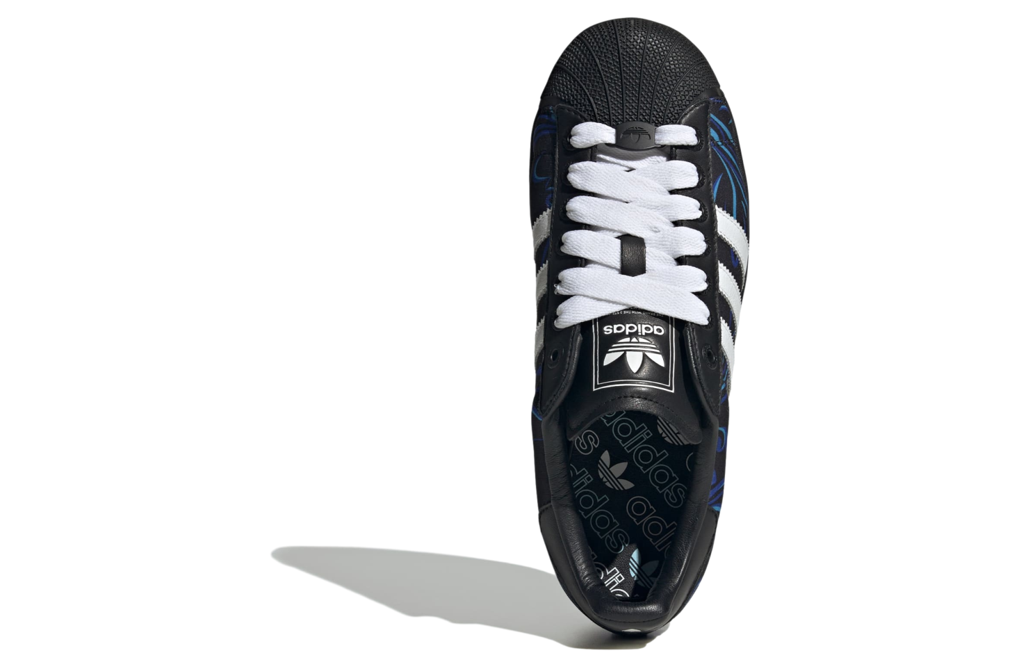 Adidas Superstar II Core Black / Cloud White / Lucid Blue