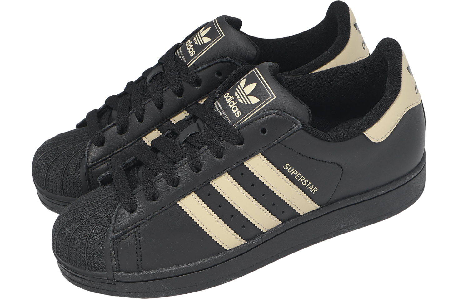 Adidas Superstar II Core Black / Stone Khaki