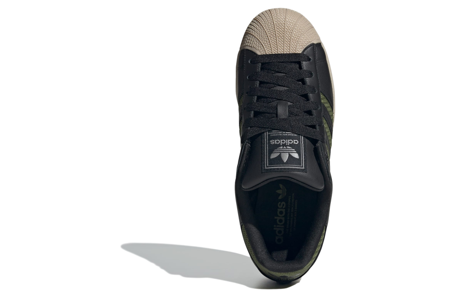 Adidas Superstar II Core Black / Tech Olive