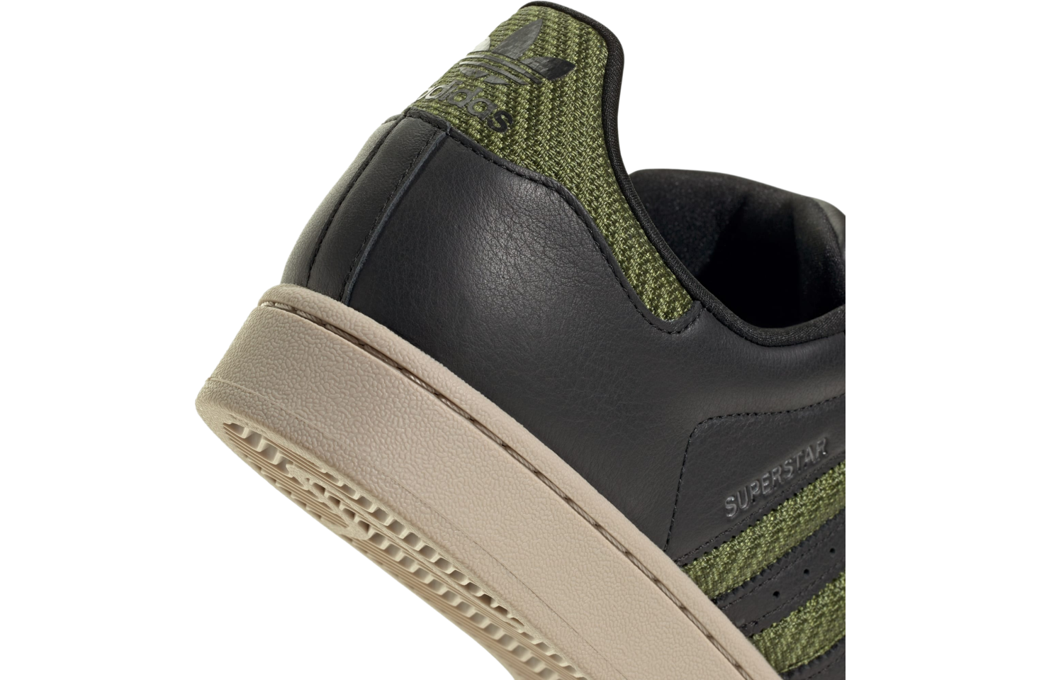 Adidas Superstar II Core Black / Tech Olive