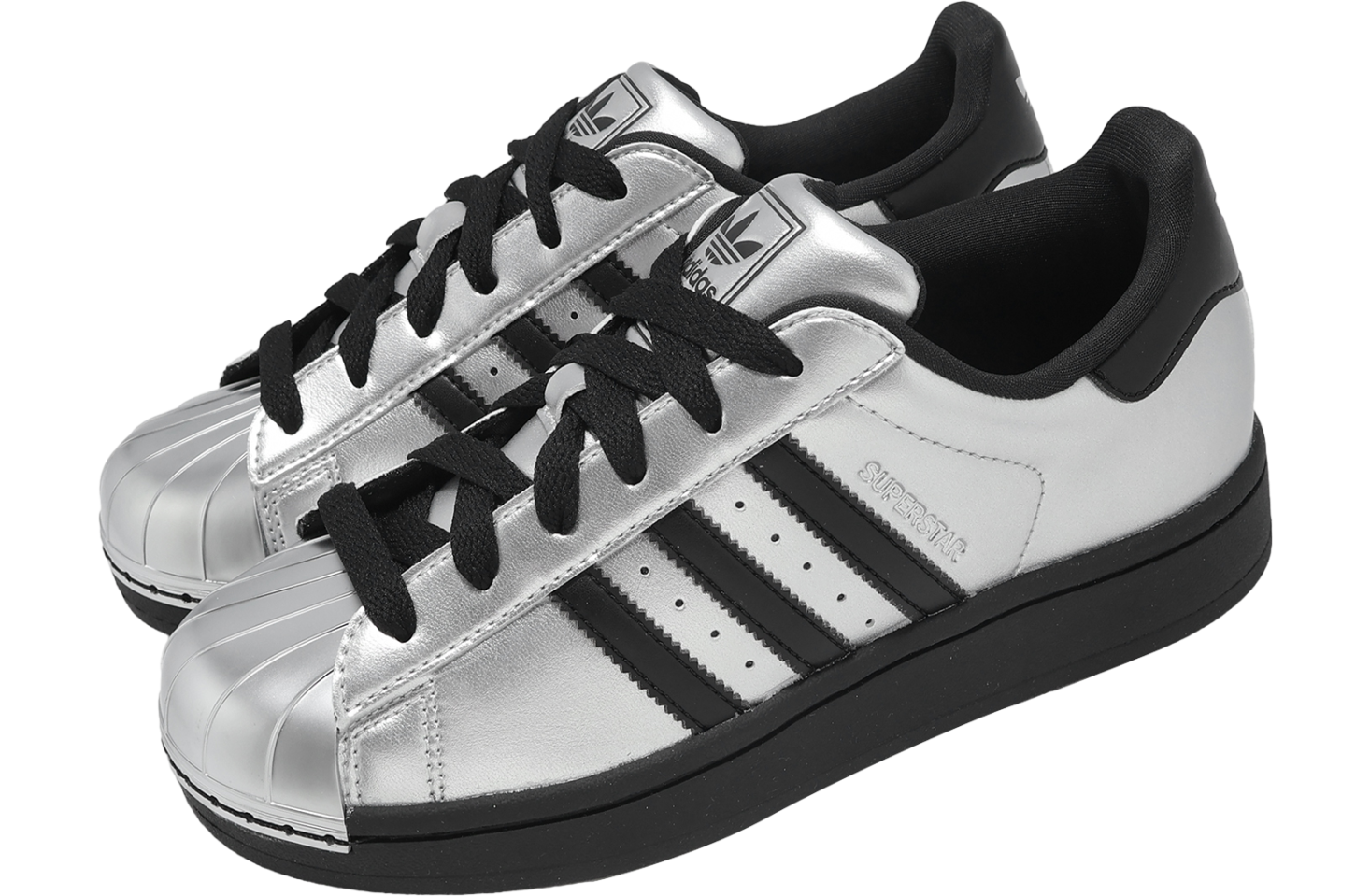 Adidas Superstar II Metallic Silver / Black