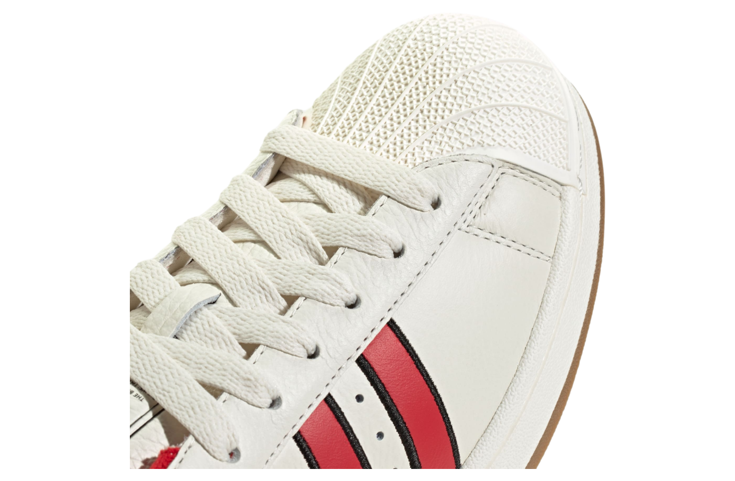 Adidas Superstar II Off White / Better Scarlet
