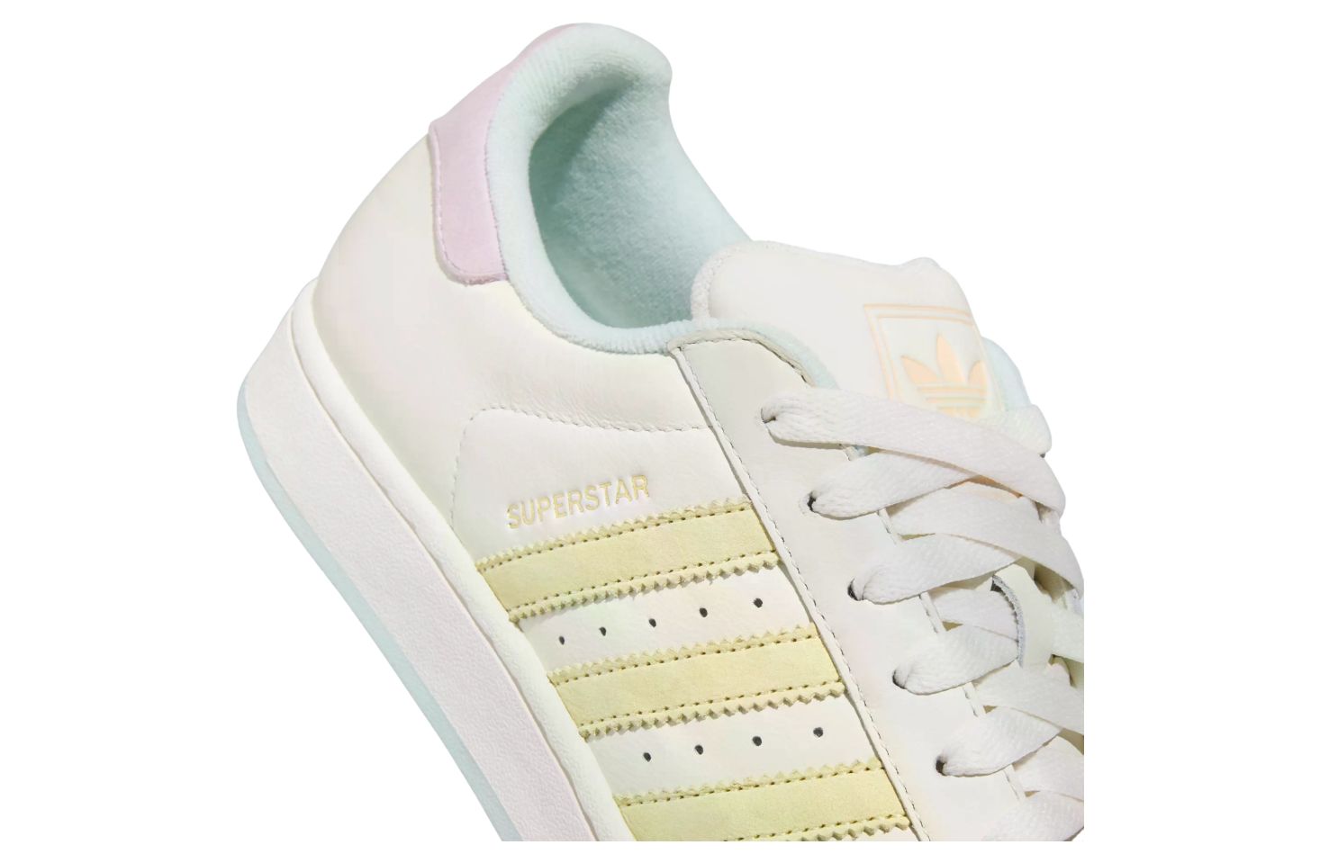 Adidas Superstar II Off White / Powder Yellow