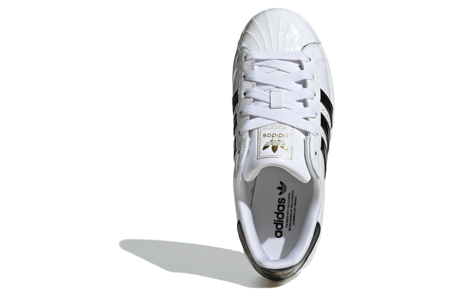 Adidas Superstar Ii Wmns Cloud White / Core Black / Gold Metallic