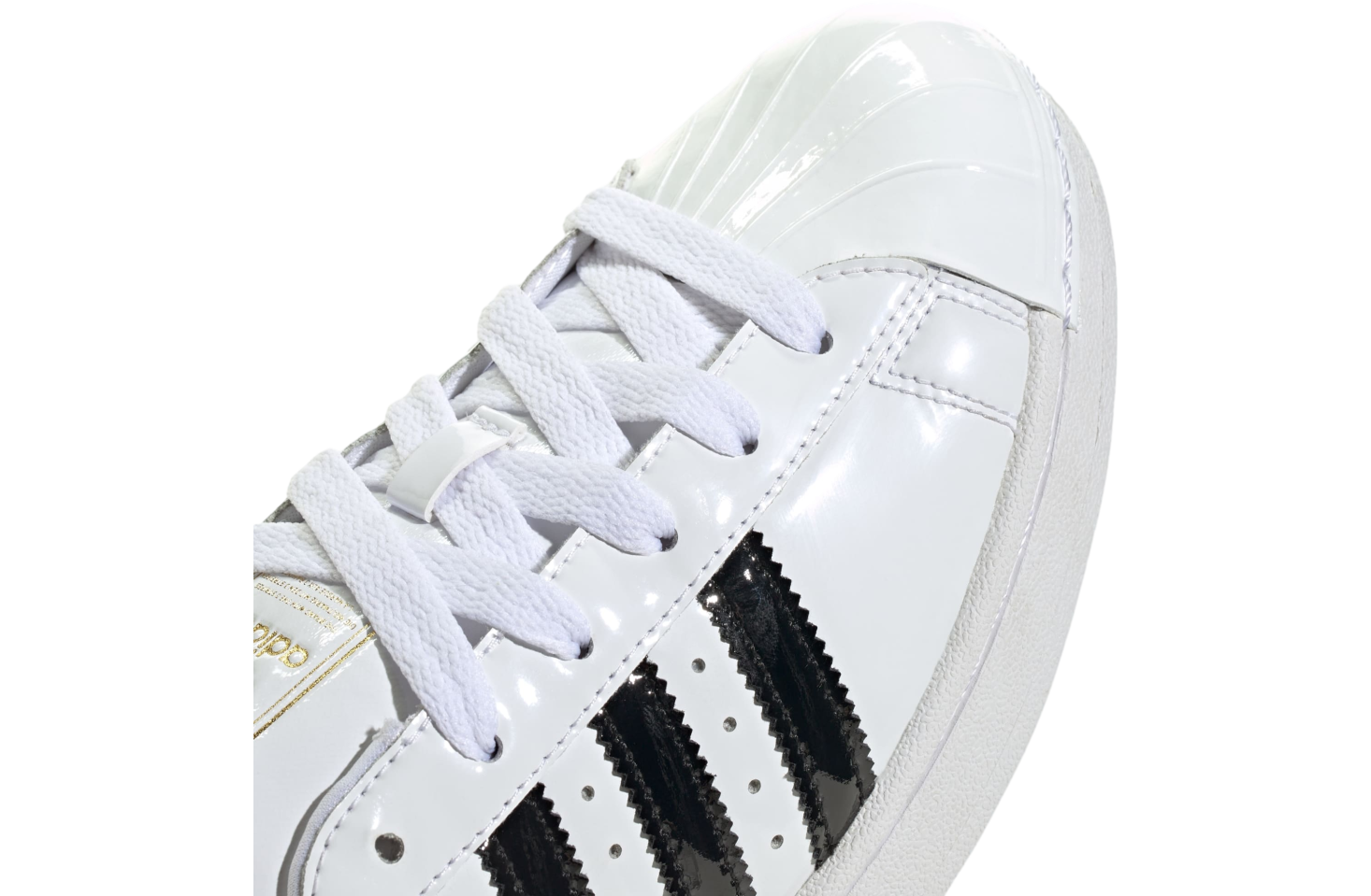 Adidas Superstar Ii Wmns Cloud White / Core Black / Gold Metallic