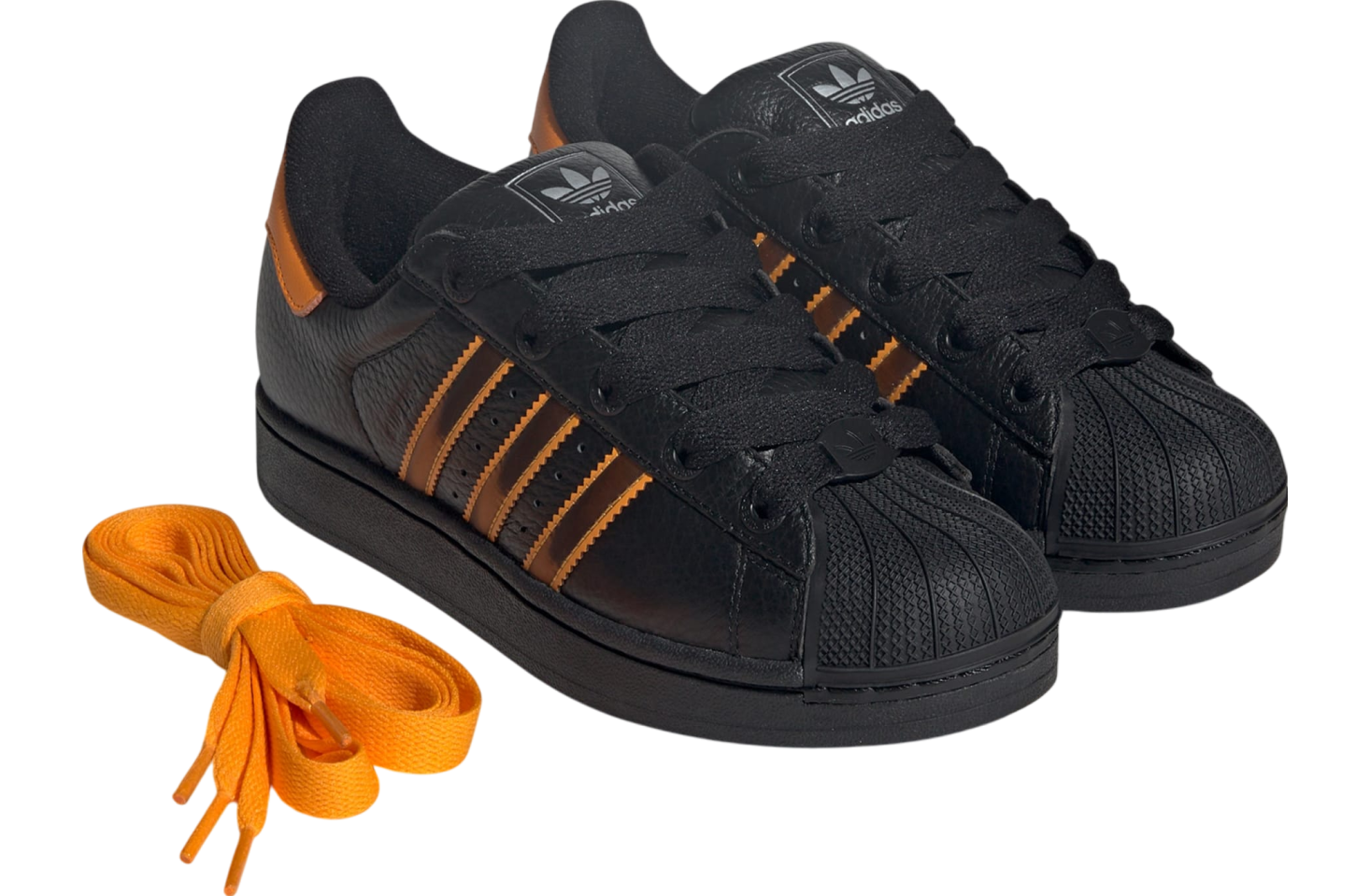 ★adidas★ Superstar II Black Orange JS2834 Adidas Superstar II WMNS Core Black / Crew Orange - Jul 2025