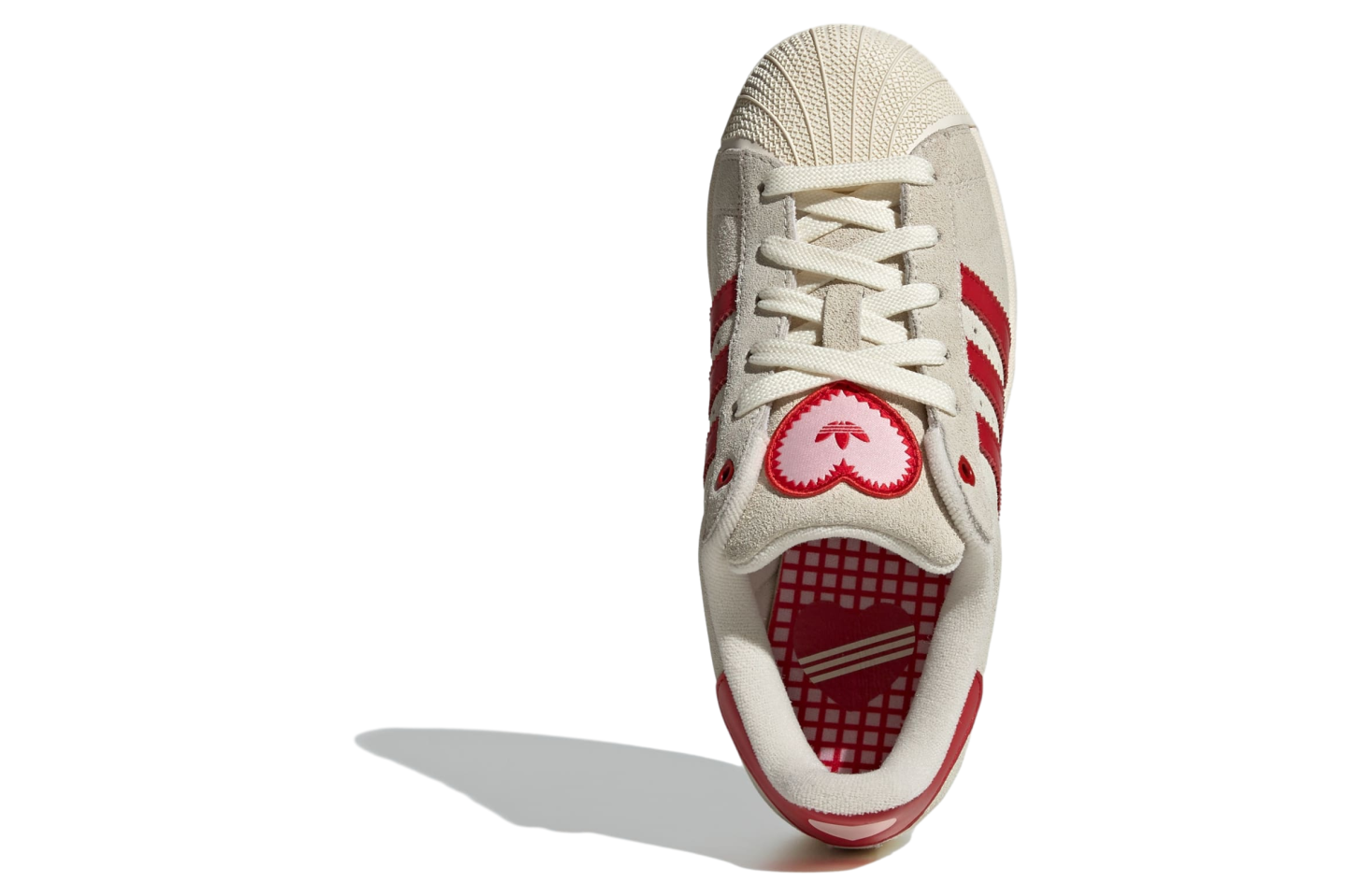 Adidas Superstar II WMNS Cream White / Better Scarlet