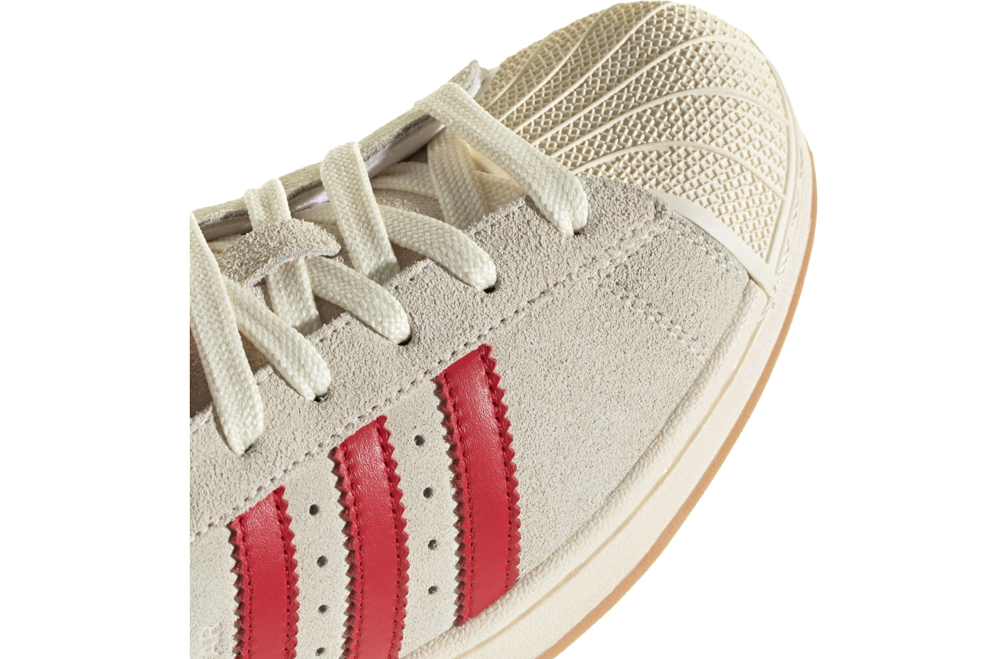 Adidas Superstar II WMNS Cream White / Better Scarlet