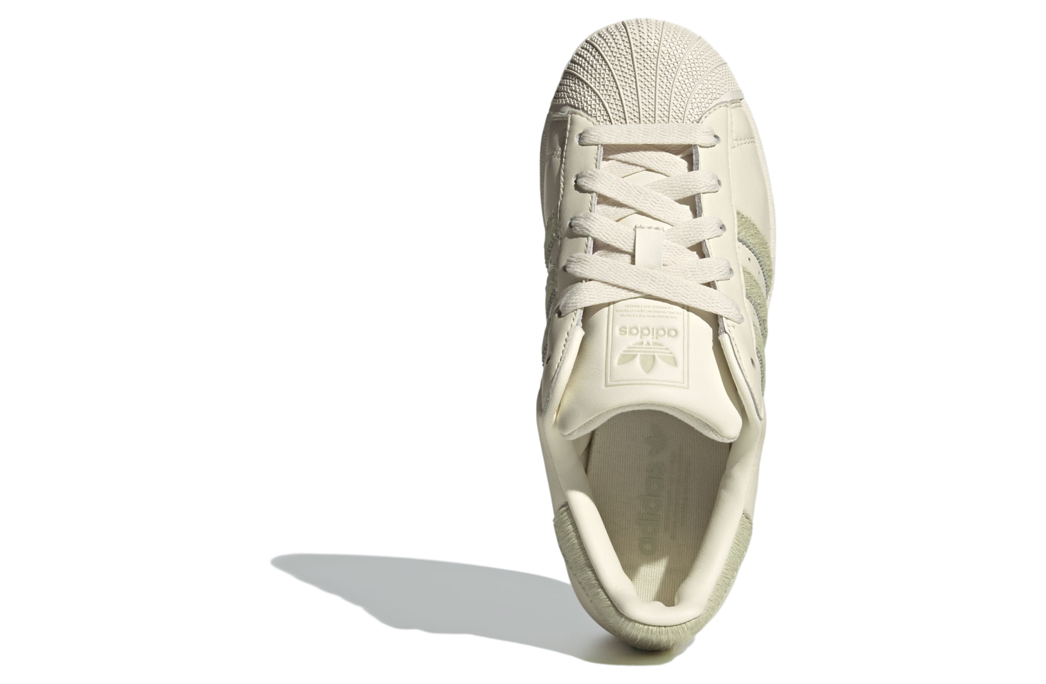 Adidas Superstar II WMNS Off White / Linen Green