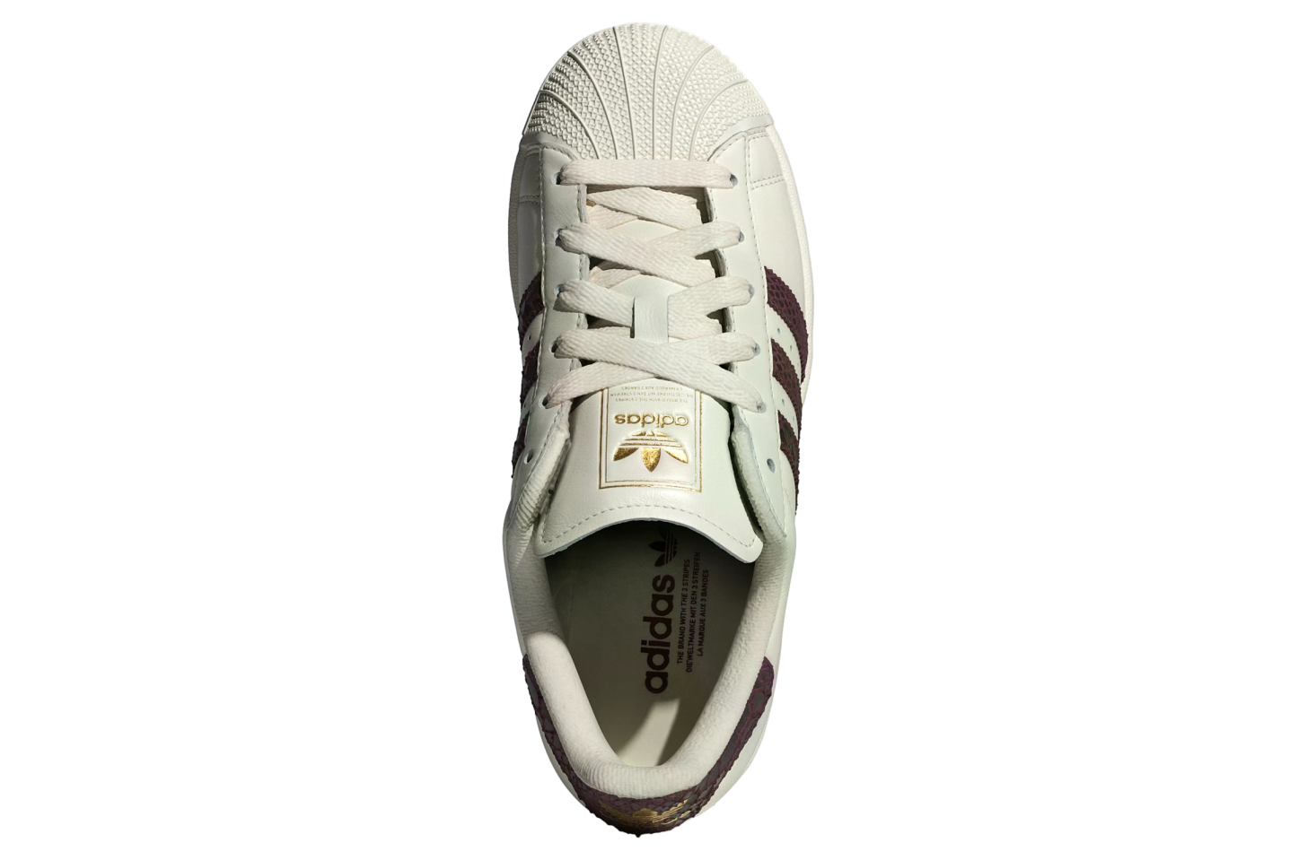 Adidas Superstar II WMNS Off White / Maroon