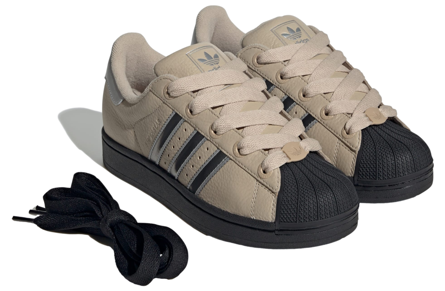 ★adidas★ Superstar II Beige Olive Black adidas Superstar II Shoes - Beige | Free Shipping with