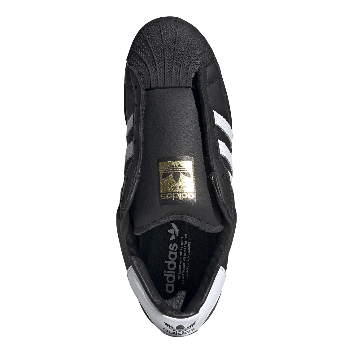 adidas Superstar Laceless Black White FV3018