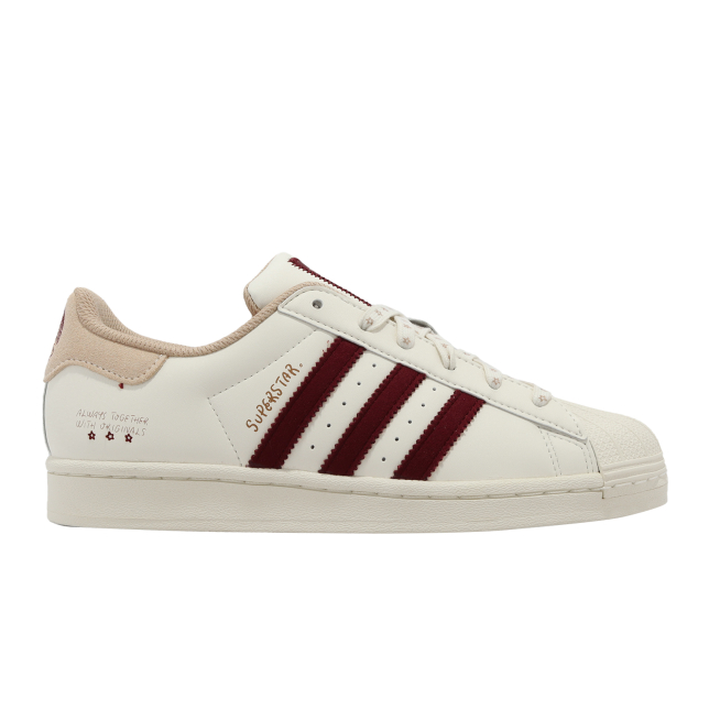 adidas Superstar Off White Red