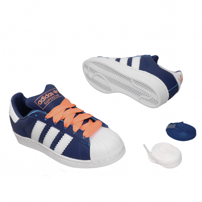 adidas Superstar Royal Blue Footwear White BD7379 - KicksOnFire.com
