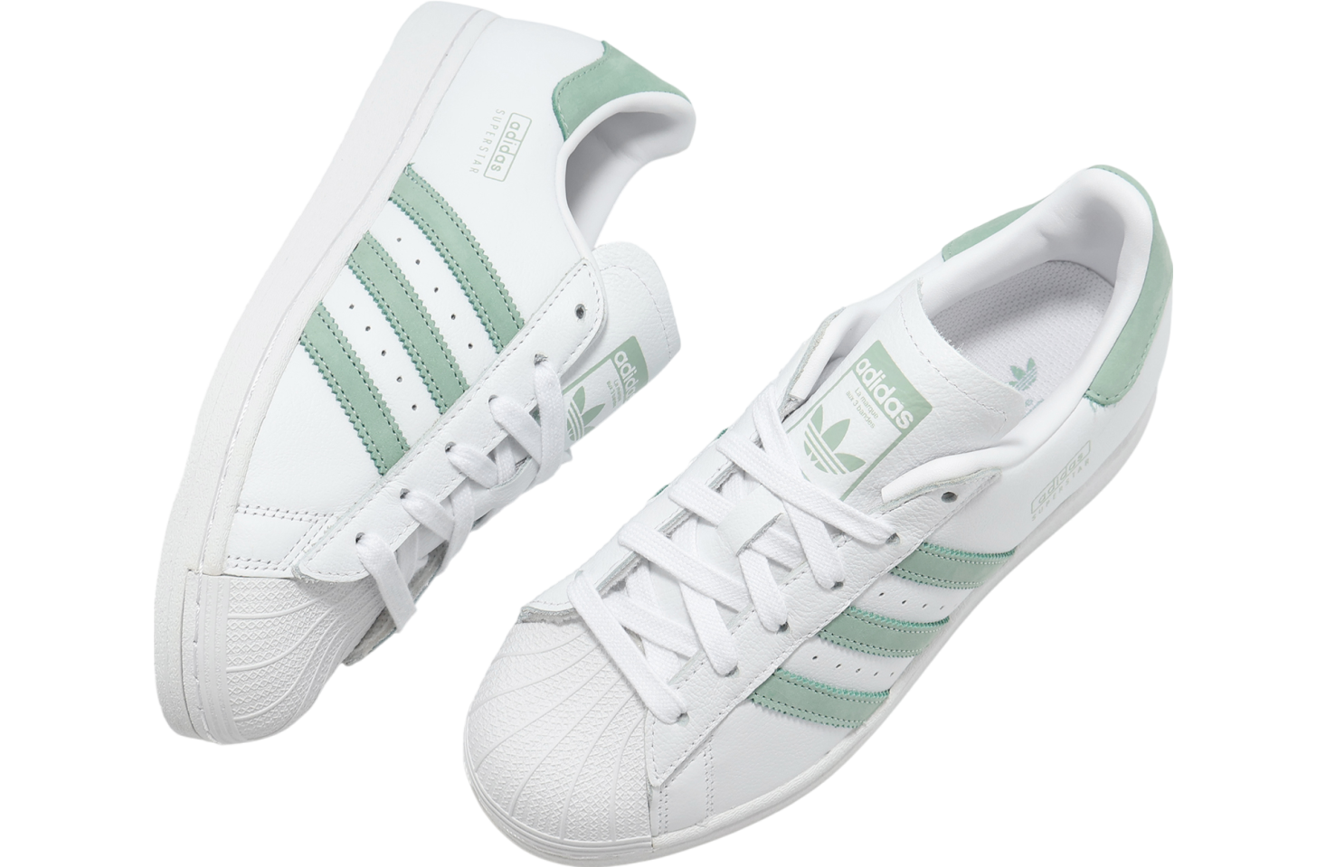 Adidas Superstar W Cloud White / Hazy Green