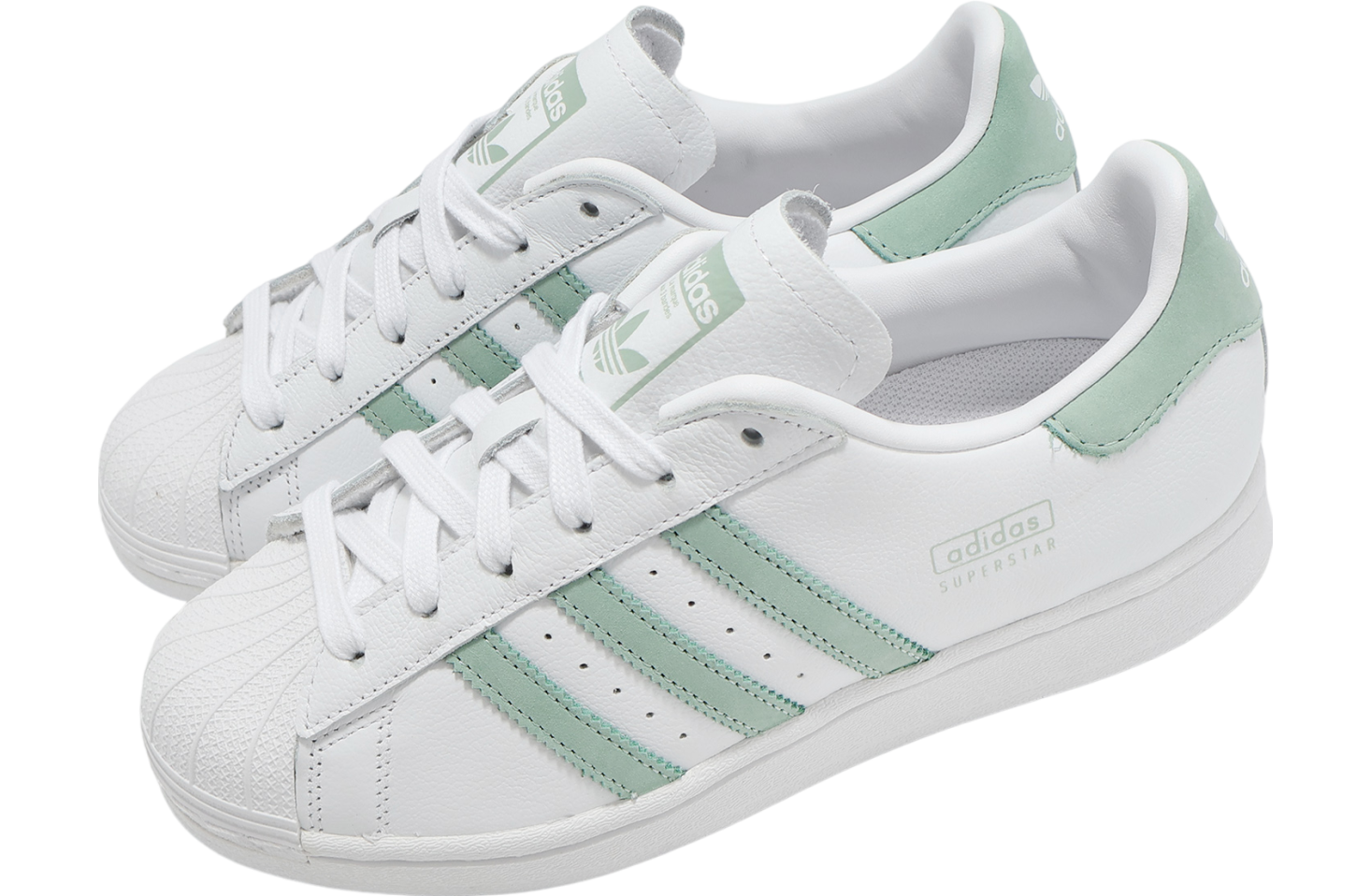 Adidas Superstar W Cloud White / Hazy Green