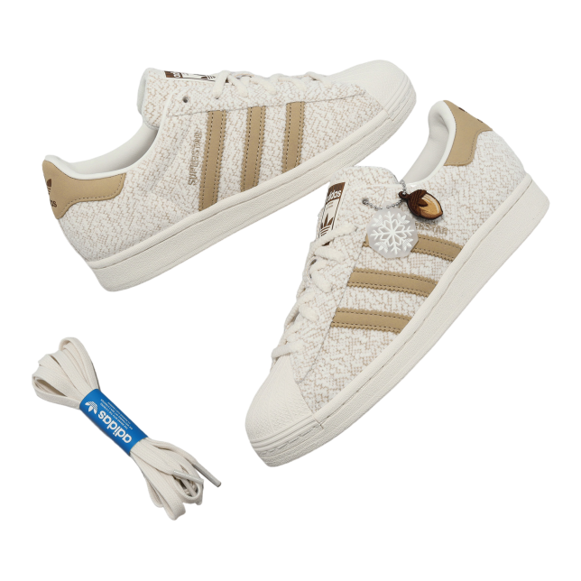 Adidas Superstar W Off White / Lin Khaki