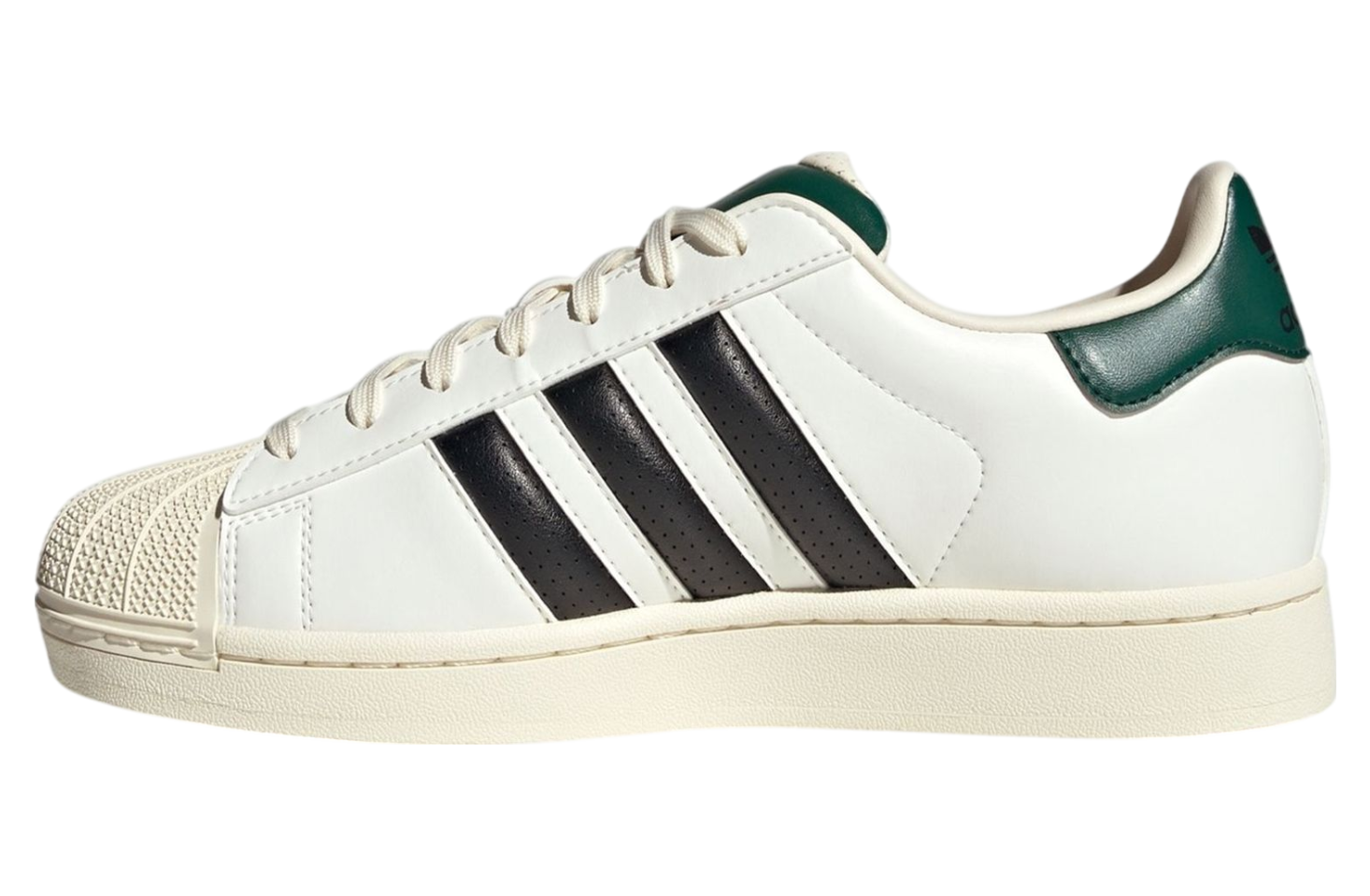 Adidas Superstar White / Black /  Green