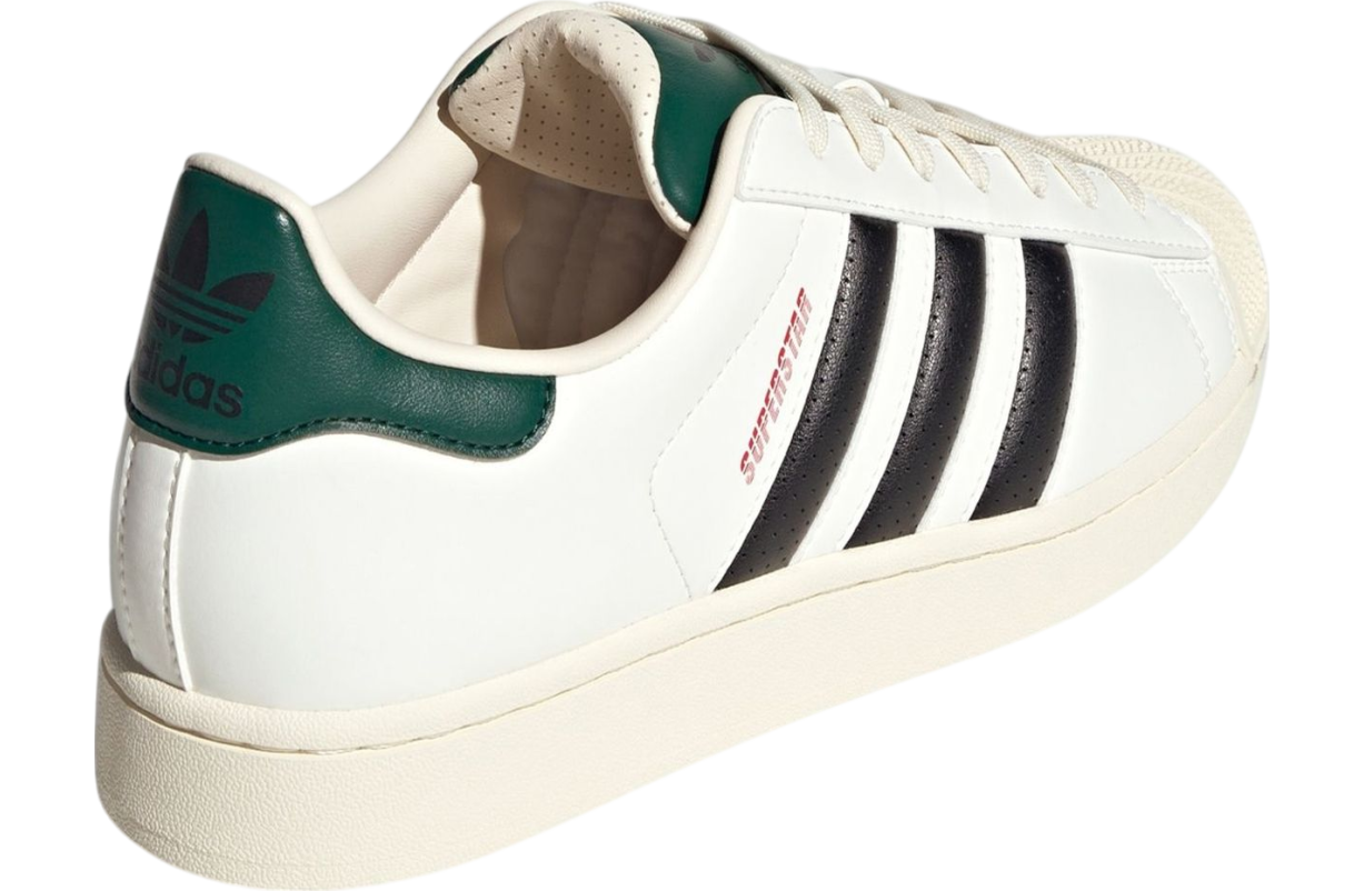 Adidas Superstar White / Black /  Green