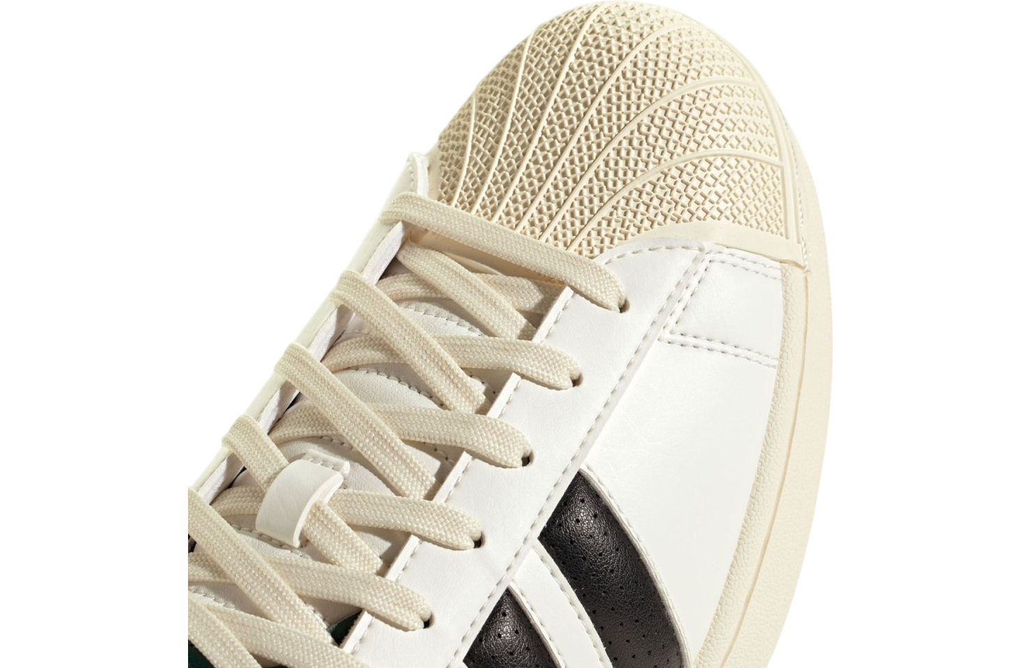 Adidas Superstar White / Black /  Green