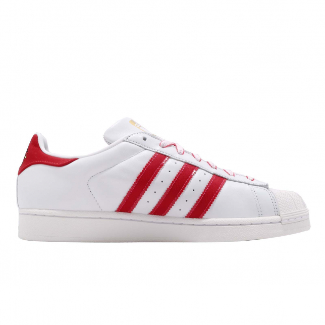 White and shop red superstar