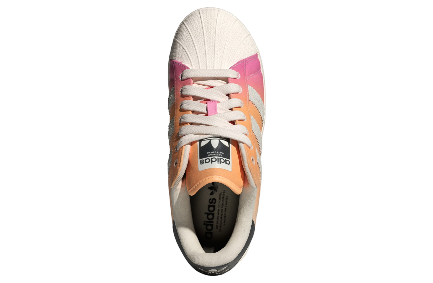 Adidas superstar mit pinken streifen online