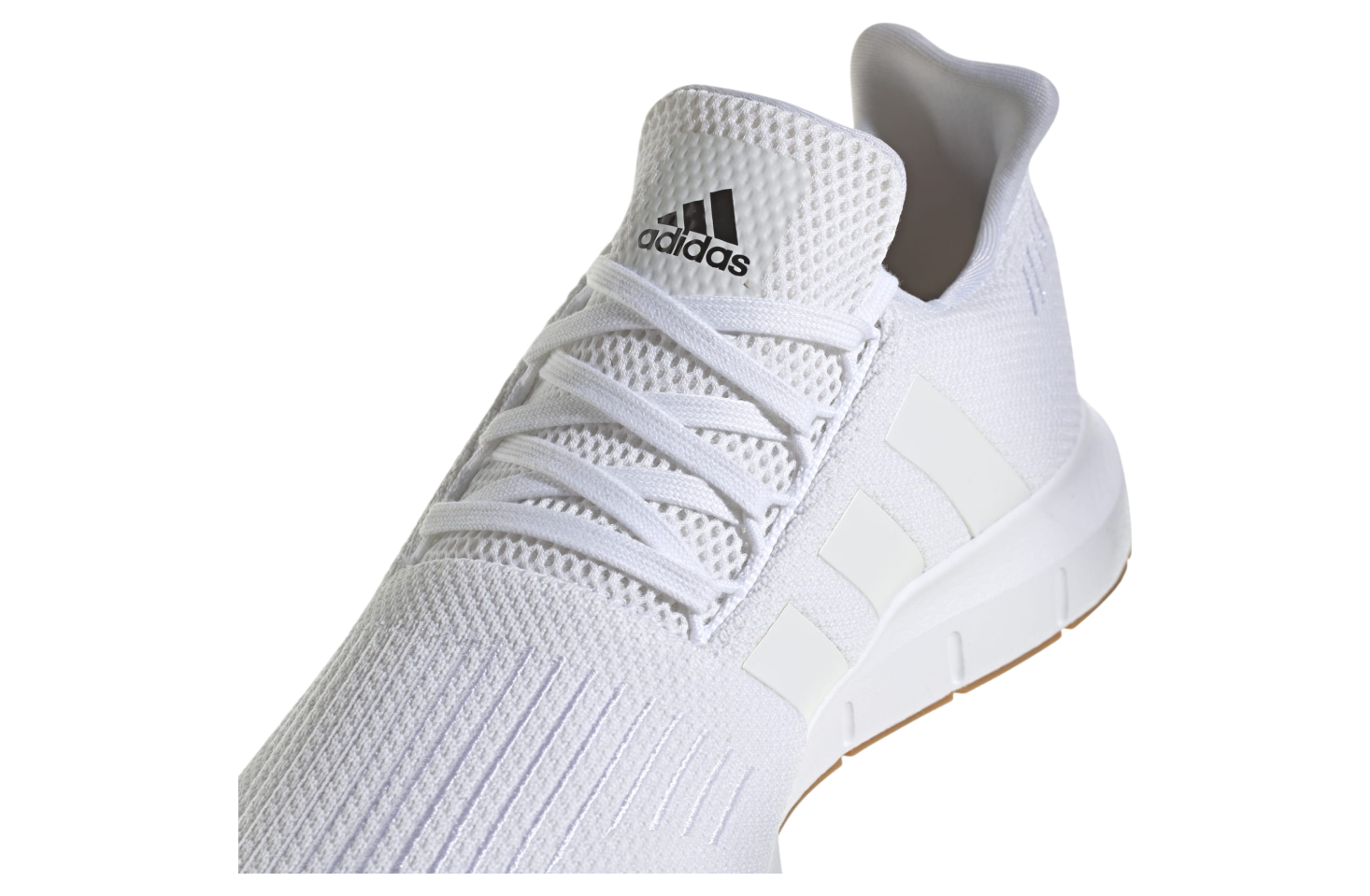 Adidas swift run mens white gum best sale