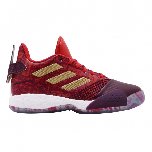 adidas T-MAC Millennium Collegiate Burgundy Footwear White