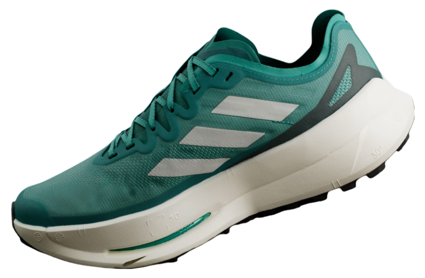 Adidas Terrex Agravic Speed Ultra Pure Teal/Grey/Aurora Ivy (JR5238) size 8. adidas Gray Fitness & Running Shoes for Men 8 US Shoe for  main image 3