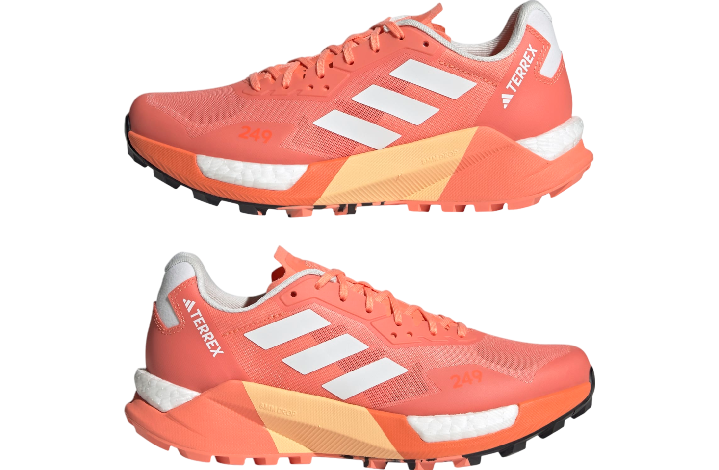 Adidas women's terrex agravic trail running shoes  grey/coral hotsell