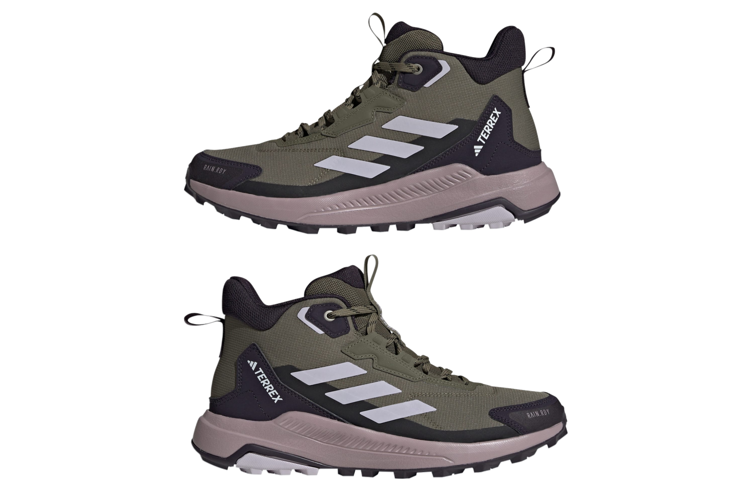 Adidas Terrex Anylander Mid Rain.rdy WMNS Olive Strata / Silver Dawn