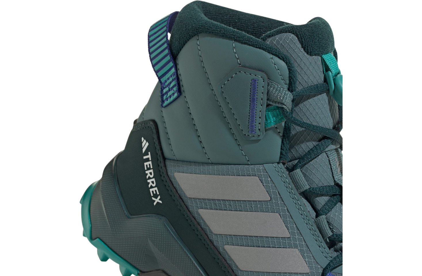 Adidas Terrex Ax4r Mid Climawarm+ GS Preloved Teal / Matte Silver