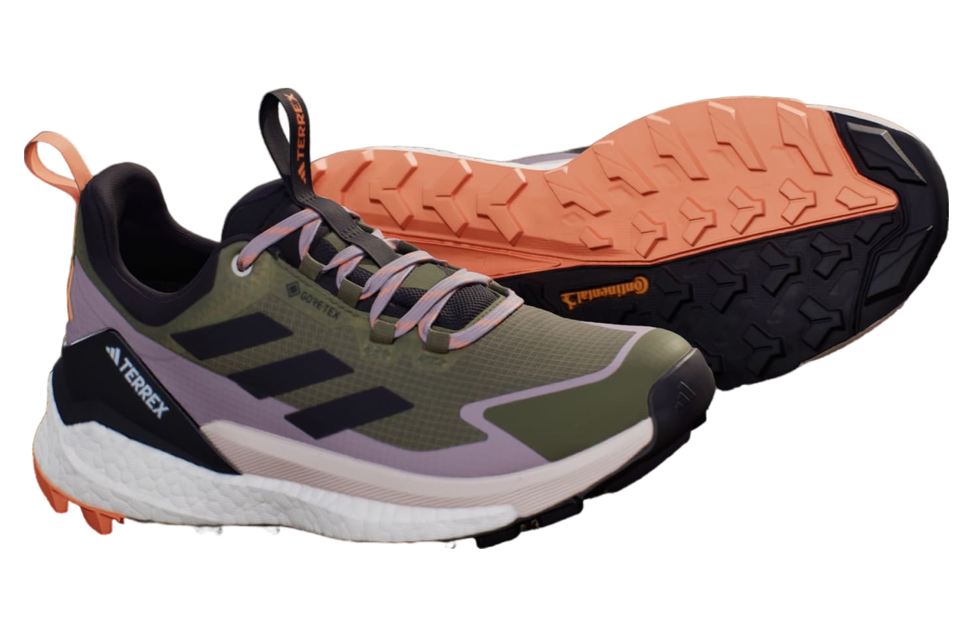 Adidas Terrex Free Hiker 2.0 Low Gore-tex WMNS Olive Strata / Aurora Black