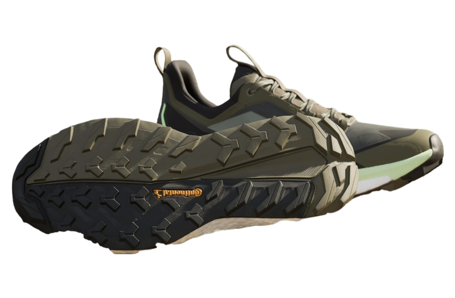 Adidas Terrex Free Hiker 2.0 Low Olive Strata / Silver Green