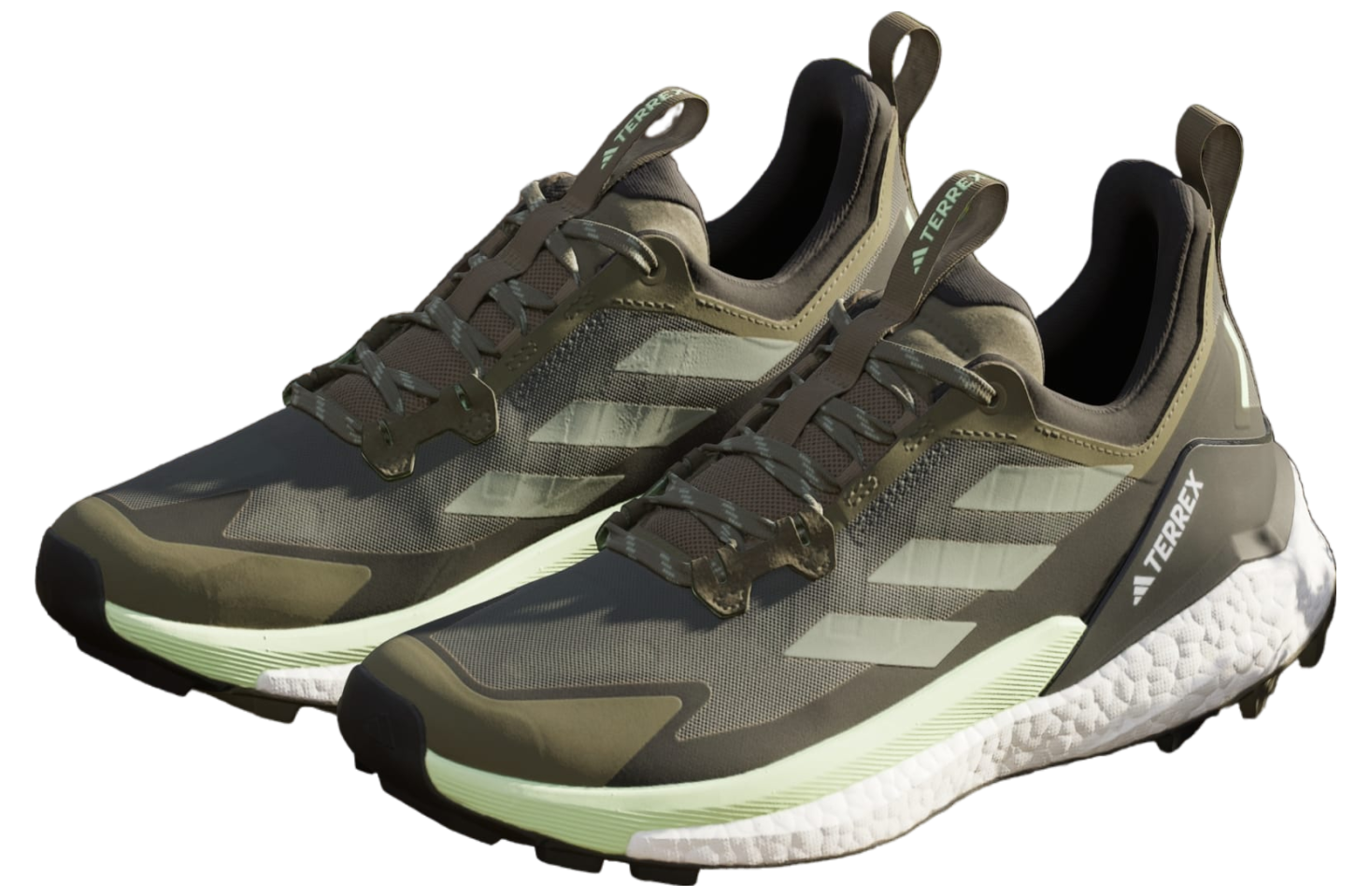 Adidas Terrex Free Hiker 2.0 Low Olive Strata / Silver Green