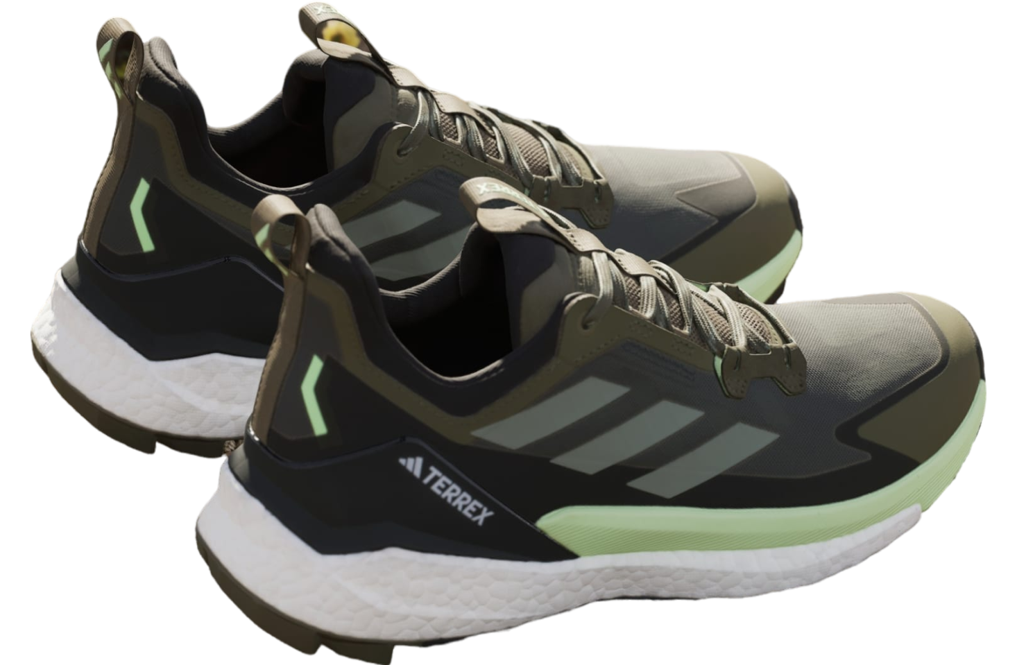 Adidas Terrex Free Hiker 2.0 Low Olive Strata / Silver Green