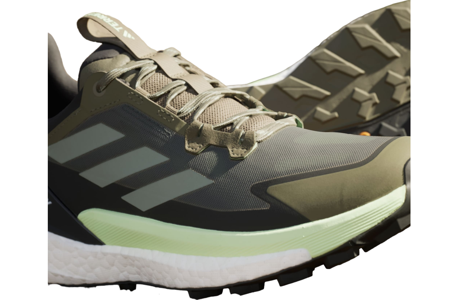 Adidas Terrex Free Hiker 2.0 Low Olive Strata / Silver Green