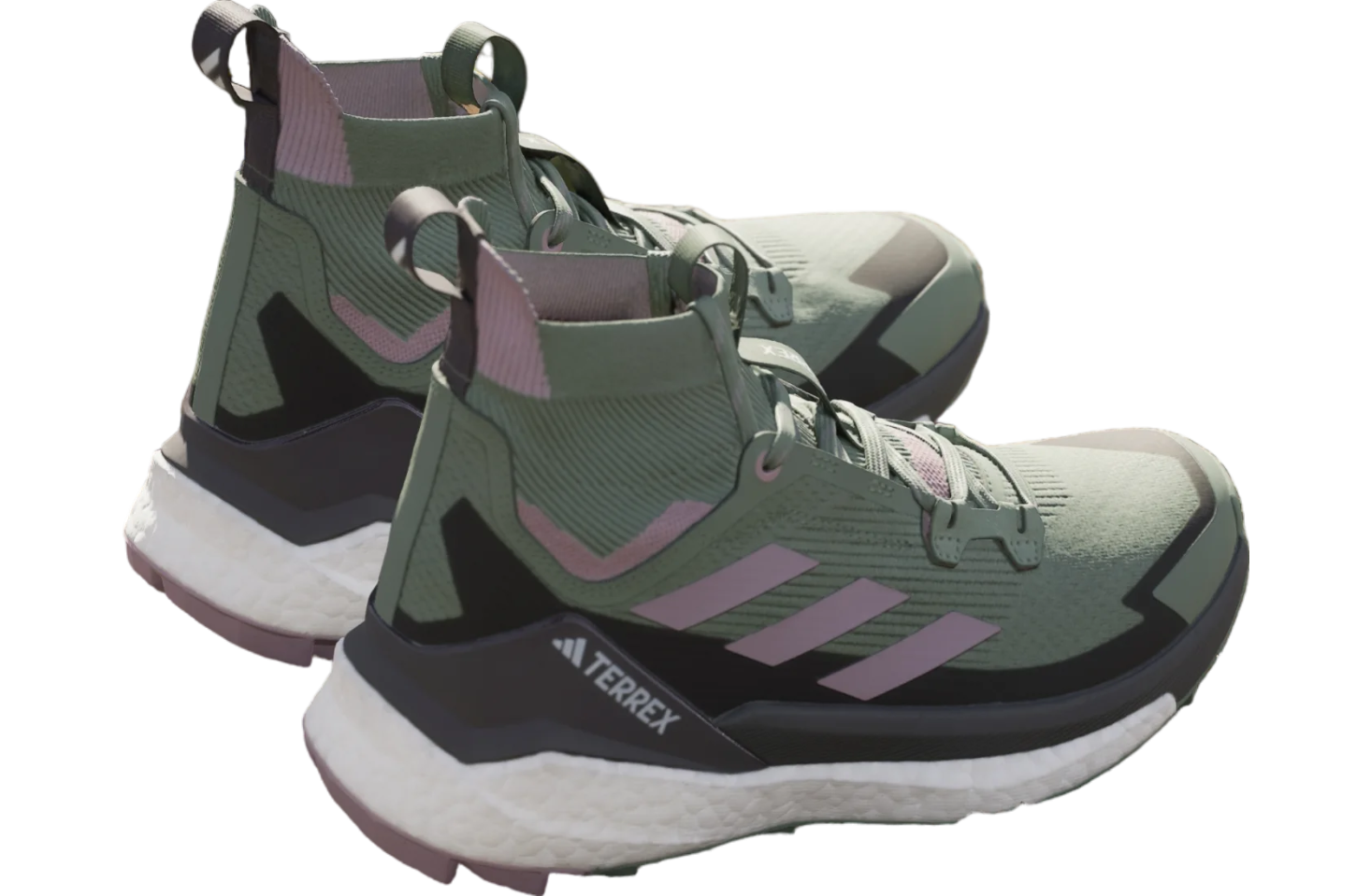 Adidas Terrex Free Hiker 2.0 WMNS Silver Green / Preloved Fig