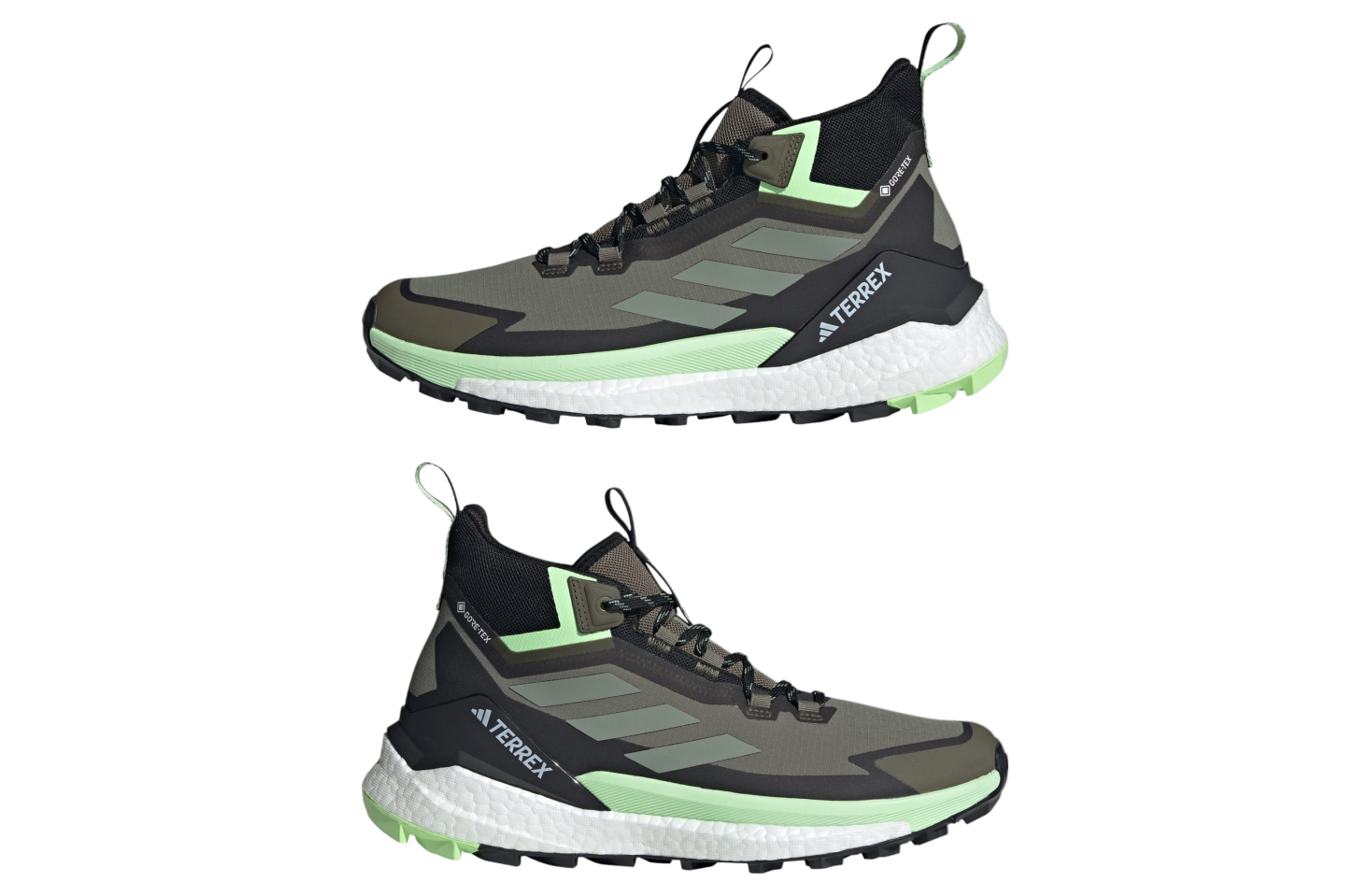 Adidas Terrex Free Hiker Gore-tex 2.0 Olive Strata / Silver Green