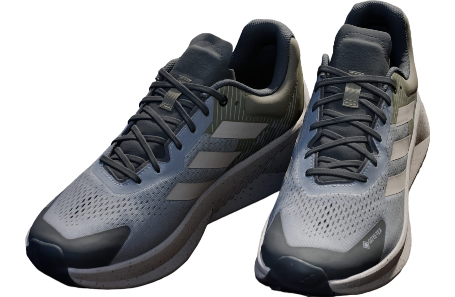 Adidas Terrex Soulstride Flow Gore-tex Charcoal Solid Grey / Wonder Beige