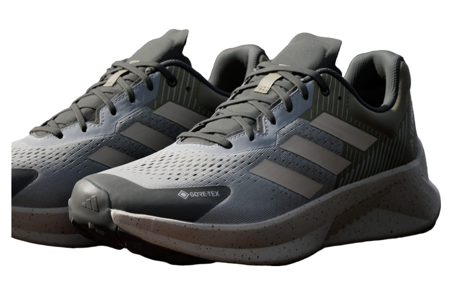 Adidas Terrex Soulstride Flow Gore-tex Charcoal Solid Grey / Wonder Beige