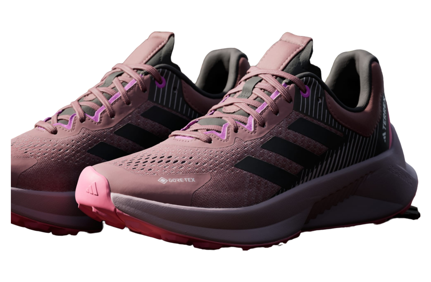 Adidas Terrex Soulstride Flow Gore-tex WMNS Burgundy / Core Black