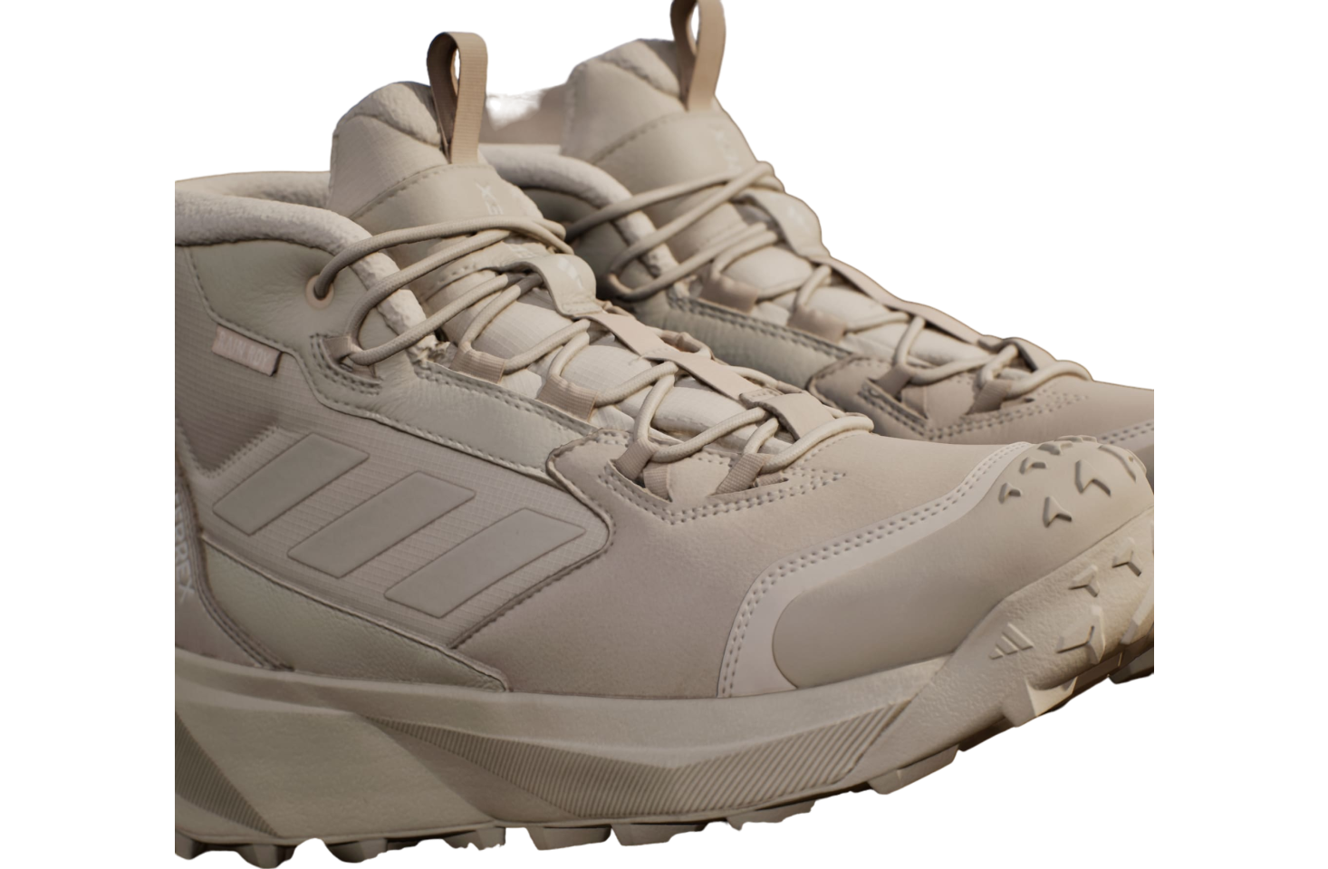 Adidas Terrex Winter Leather Mid Cut Rain.rdy Cold.rdy WMNS Wonder Beige / Alumina