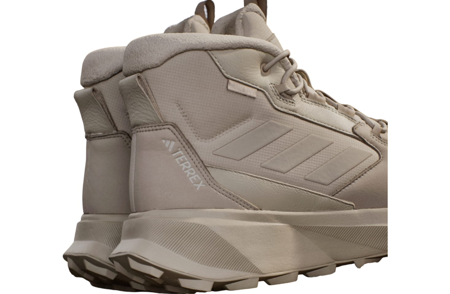 Adidas Terrex Winter Leather Mid Cut Rain.rdy Cold.rdy WMNS Wonder Beige / Alumina