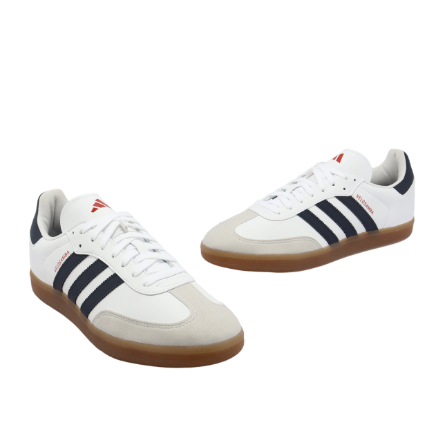 Adidas The Velosamba Vegan Cloud White / Team Navy Blue 2